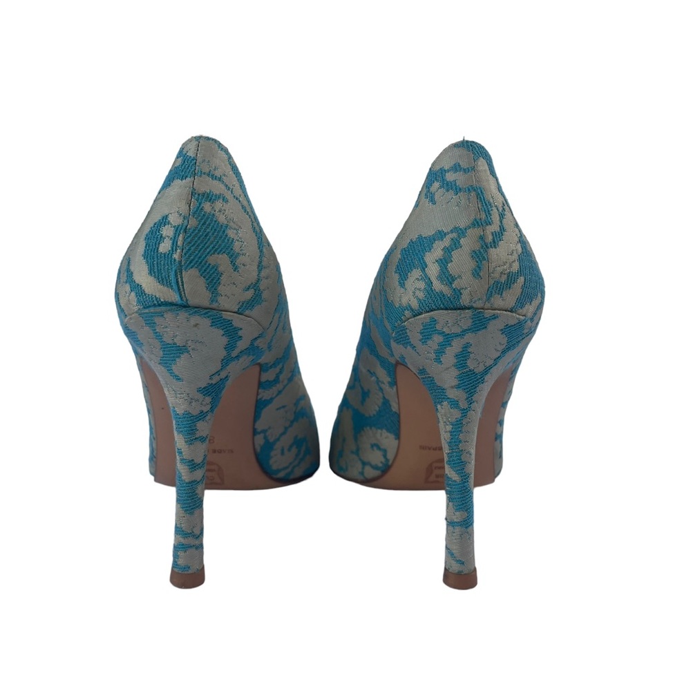 Marciano Satin Floral Print Stiletto Pumps 8.5 - Picture 7 of 9
